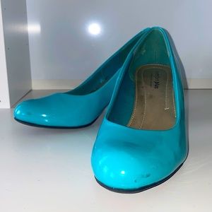 Blue heels